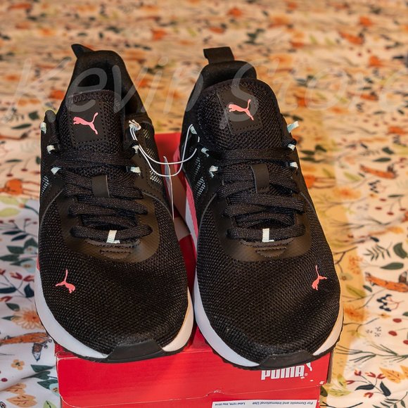 Ladies' Pacer Net Cage Sneaker Black‎ Puma - Picture 2 of 6